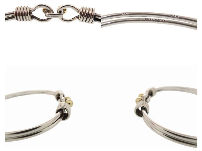 Tiffany & Co. Armreif mit Doppelhaken Silber Golden - Ansicht 5