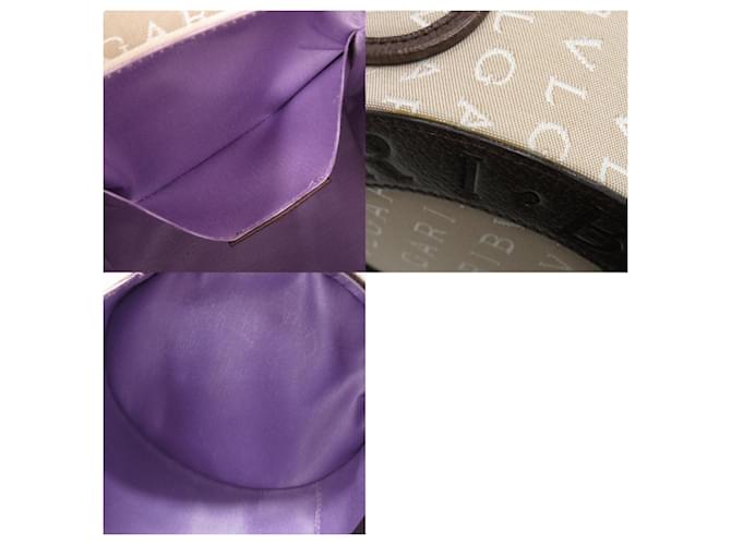 Bulgari Borsa Bvlgari B.zero1 Logomania Marrone Beige - vista 10