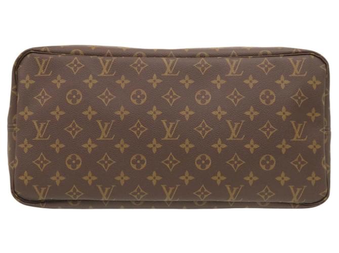 Borsa Louis Vuitton Neverfull GM Marrone Monogramma - vista 3
