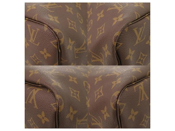Borsa Louis Vuitton Neverfull GM Marrone Monogramma - vista 4