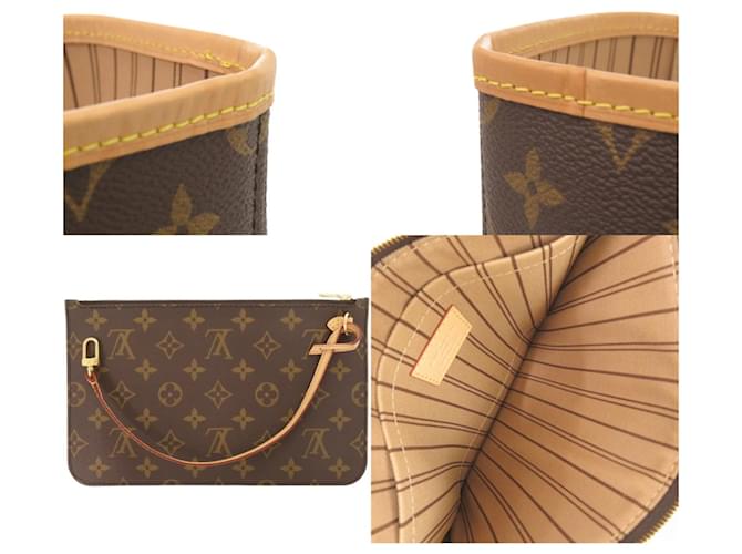 Borsa Louis Vuitton Neverfull GM Marrone Monogramma - vista 8