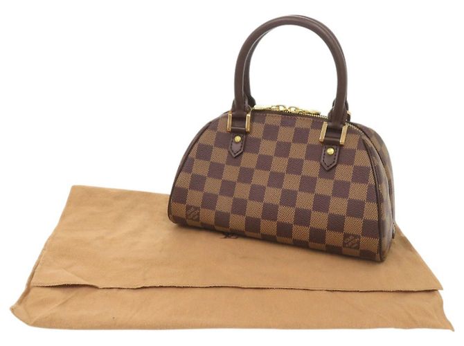 Borsa Louis Vuitton Rivera Mini Damier Marrone Damier ebene - vista 2