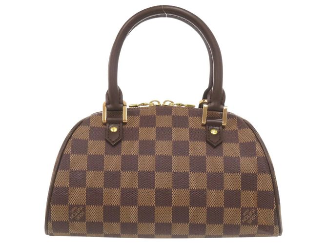 Borsa Louis Vuitton Rivera Mini Damier Marrone Damier ebene - vista 3