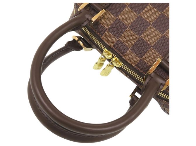 Borsa Louis Vuitton Rivera Mini Damier Marrone Damier ebene - vista 8