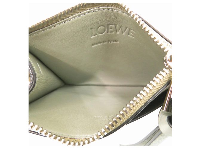 Cartera cuadrada Anagram Loewe en Khaki Caqui - vista 6