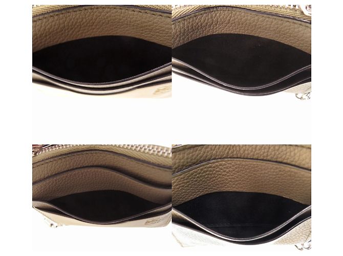 Cartera cuadrada Anagram Loewe en Khaki Caqui - vista 7