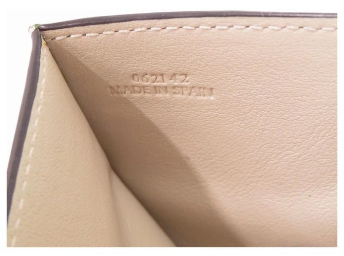 Loewe Anagram Small Wallet Braun Grün - Ansicht 10