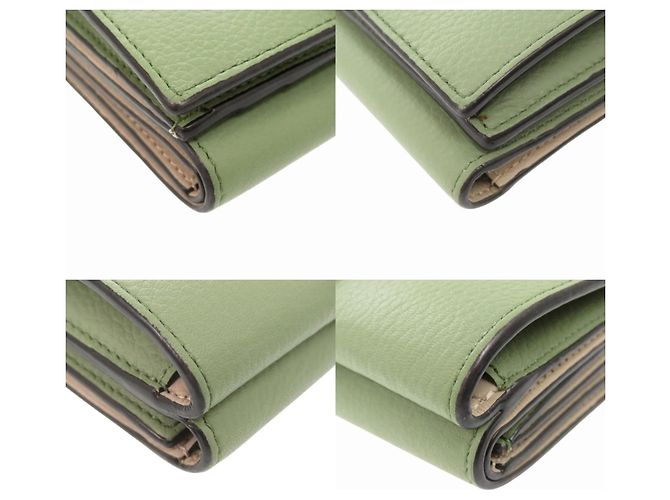 Loewe Anagram Small Wallet Braun Grün - Ansicht 4