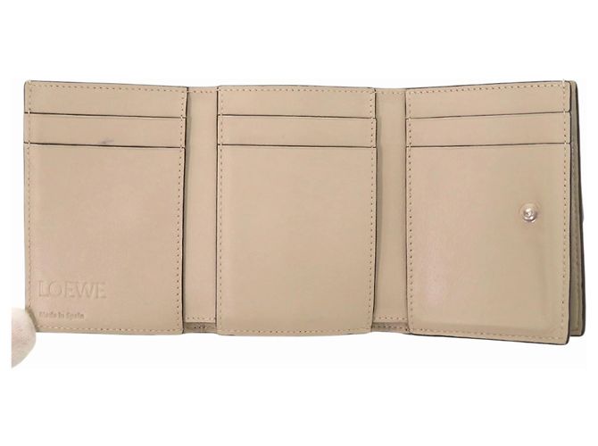 Loewe Anagram Small Wallet Braun Grün - Ansicht 7