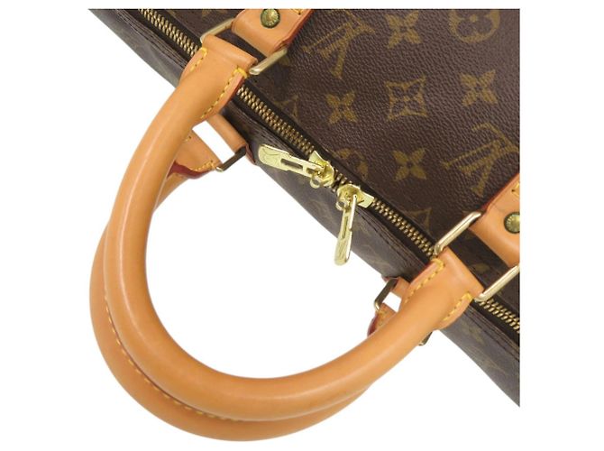 Borsa Boston Louis Vuitton Keepall 50 Monogram Marrone Monogramma - vista 6