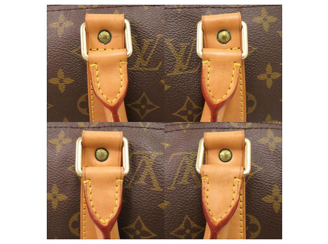 Borsa Boston Louis Vuitton Keepall 50 Monogram Marrone Monogramma - vista 7