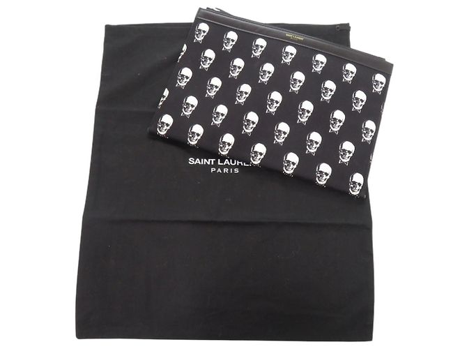 Clutch nera Yves Saint Laurent Nero - vista 2