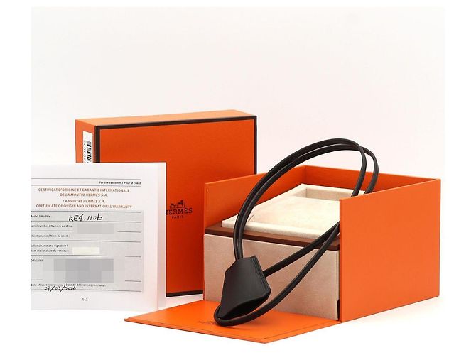 Hermès Hermes Kelly KE4.110 Quarzuhr aus Edelstahl - Ansicht 8