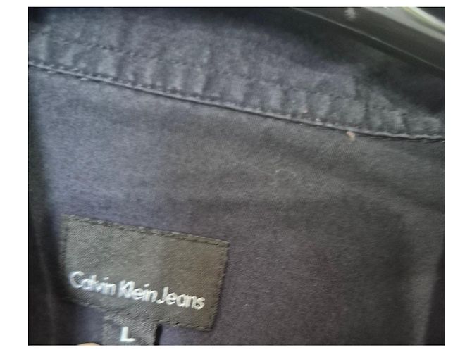 Camicia Stretch Calvin Klein Jeans Uomo - Nera Nero - vista 2