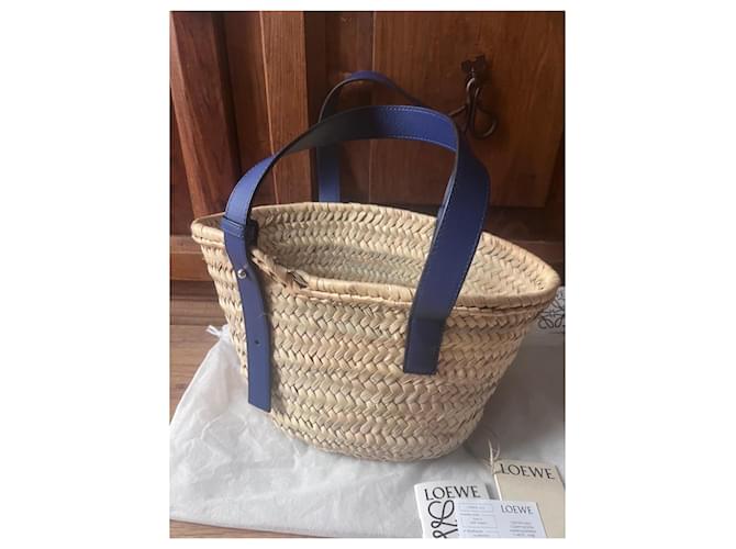 Cesta Loewe Palma Rosso e Blu - vista 7