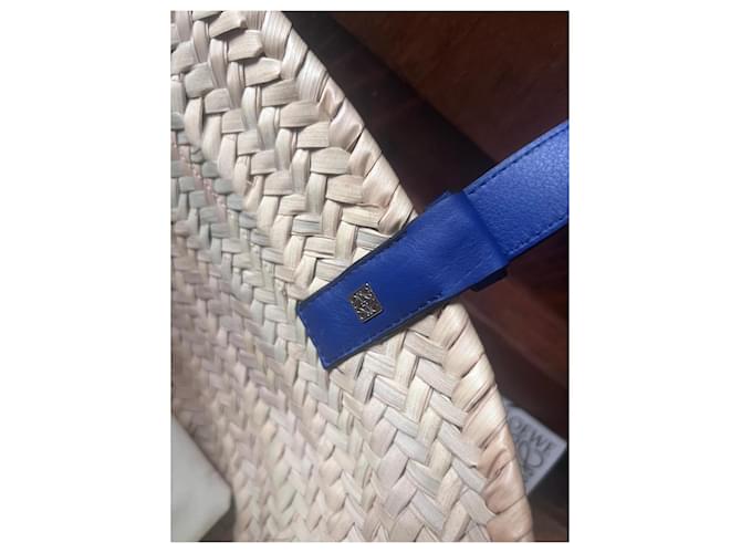 Cesta Loewe Palma Rosso e Blu - vista 8