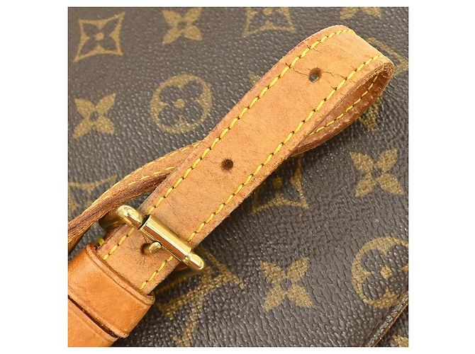 Borsa Musette Salsa Louis Vuitton in Tela Monogram PM Marrone - vista 6