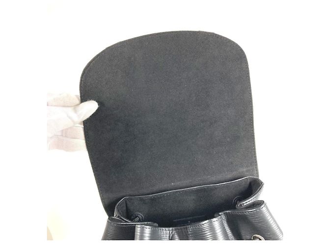 Zaino Louis Vuitton Epi Supreme Collaboration Christopher PM Nero - vista 12
