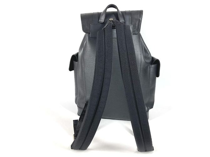 Zaino Louis Vuitton Epi Supreme Collaboration Christopher PM Nero - vista 2