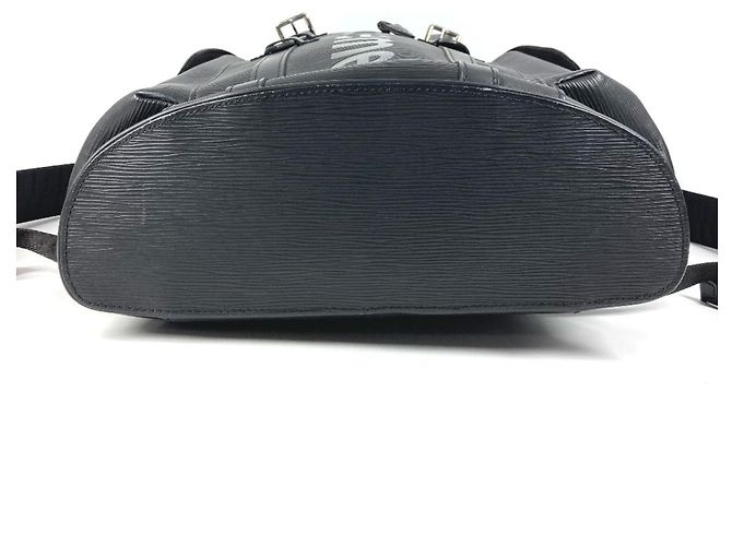 Zaino Louis Vuitton Epi Supreme Collaboration Christopher PM Nero - vista 5