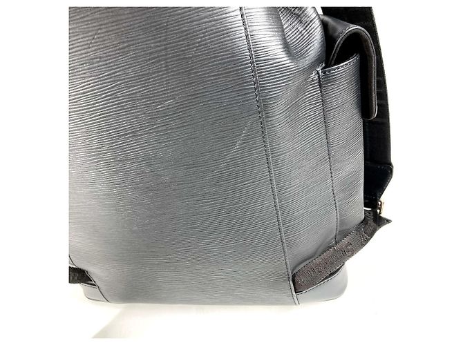 Zaino Louis Vuitton Epi Supreme Collaboration Christopher PM Nero - vista 9