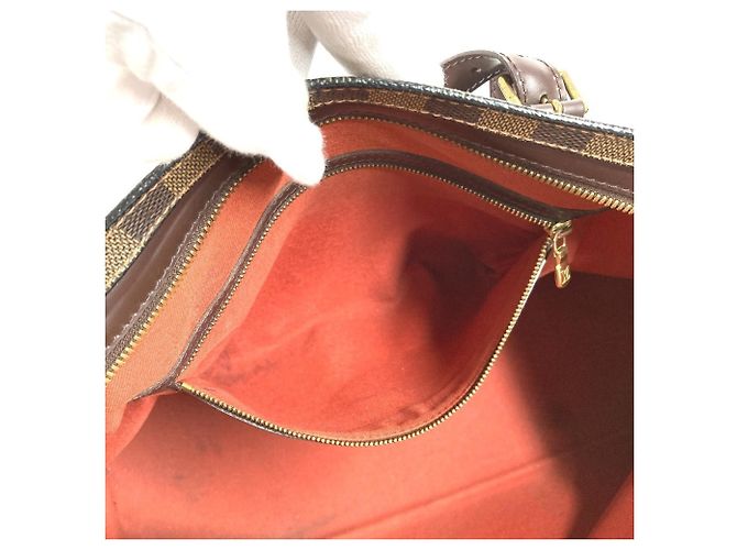 Borsa Louis Vuitton Damier Chelsea Marrone Damier ebene - vista 10