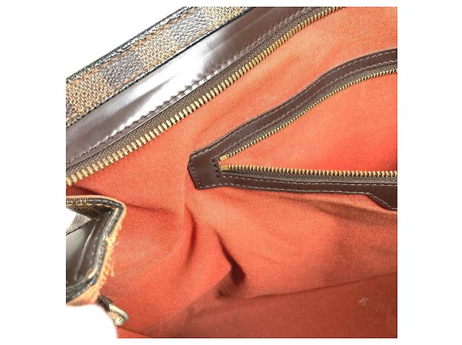 Borsa Louis Vuitton Damier Chelsea Marrone Damier ebene - vista 12