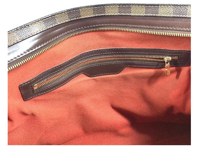 Borsa Louis Vuitton Damier Chelsea Marrone Damier ebene - vista 9