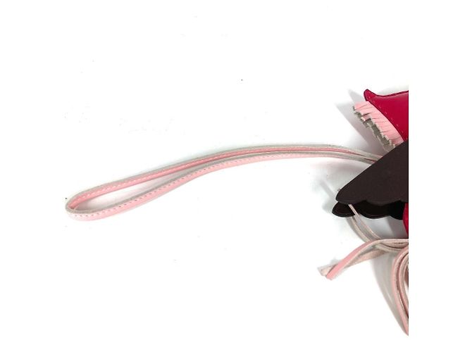 Hermès Portachiavi Cavallo Hermes Cheval Rodeo Pegasus MM Marrone Rosa - vista 5