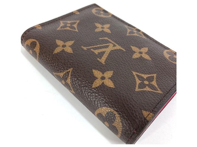 Louis Vuitton Monogram Portefeuille Lisa Compact Wallet Marrone Rosa - vista 4