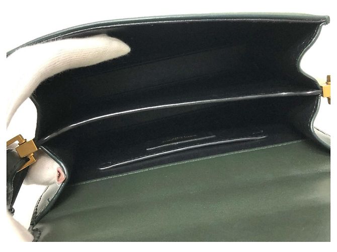 Borsa a mano Cassandra Mini Top Handle Yves Saint Laurent Verde - vista 12