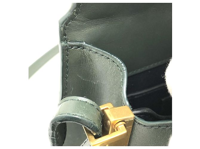 Borsa a mano Cassandra Mini Top Handle Yves Saint Laurent Verde - vista 14