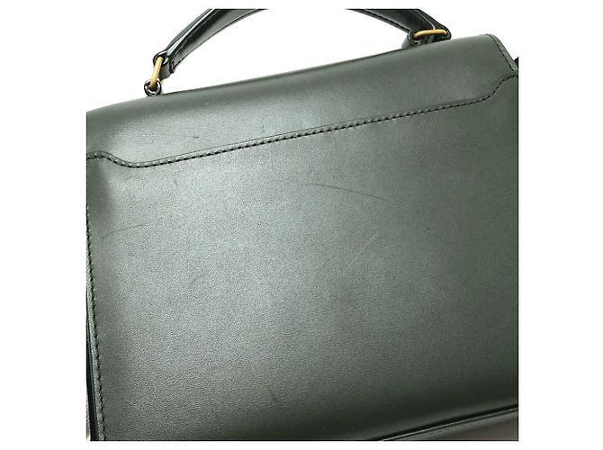 Borsa a mano Cassandra Mini Top Handle Yves Saint Laurent Verde - vista 15