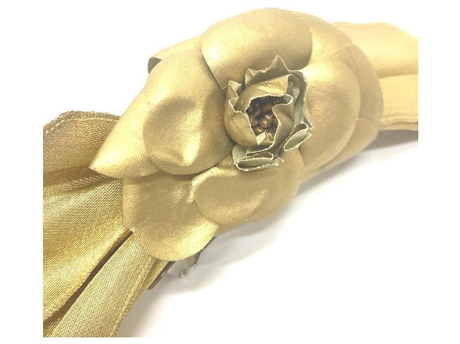 Accessorio per capelli Camellia con nastro CHANEL D'oro - vista 5