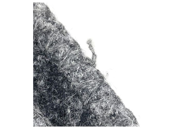 Sciarpa Chanel 19K Logo Large Stole Blanket Scarf Marrone - vista 8