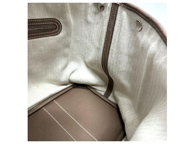 Hermès Borsa a mano/Tote Bag HERMES Garden Party PM Beige - vista 13