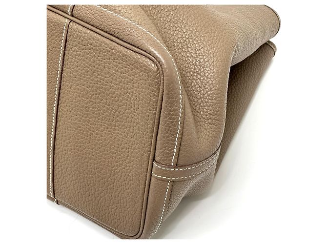 Hermès Borsa a mano/Tote Bag HERMES Garden Party PM Beige - vista 4