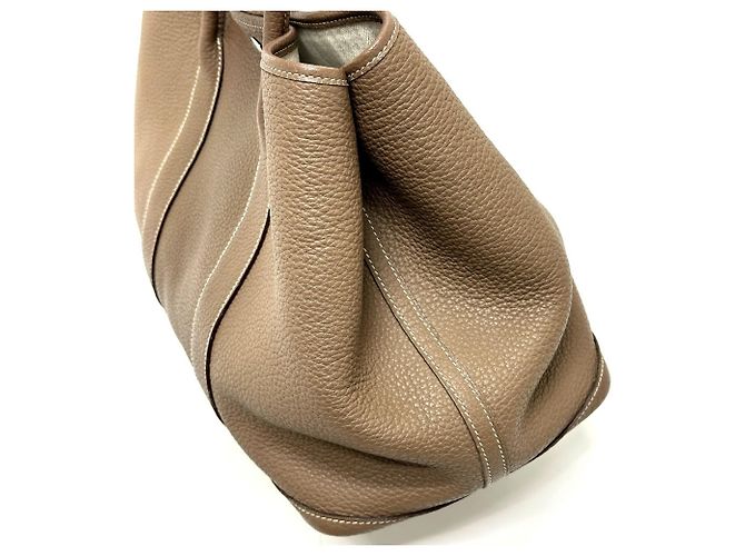 Hermès Borsa a mano/Tote Bag HERMES Garden Party PM Beige - vista 7