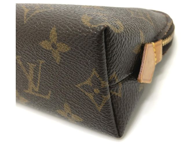 Louis Vuitton Monogram Canvas Pouch Braun - vista 7