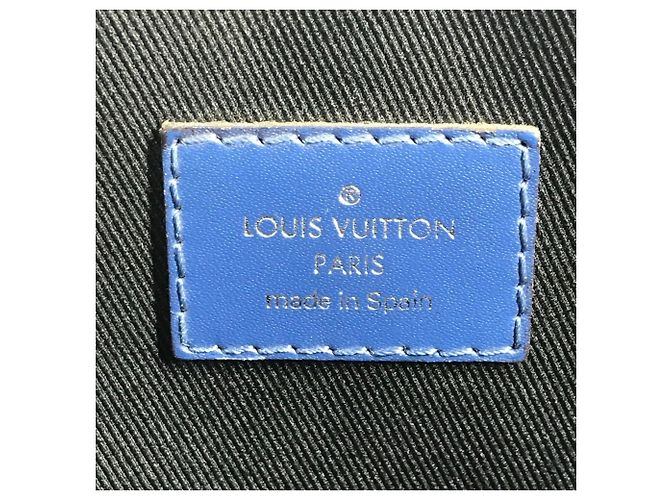 Borsa Louis Vuitton Epi Oliver Blu - vista 6