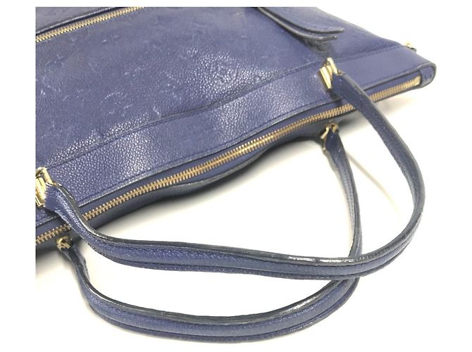 Borsa Tote Louis Vuitton Monogram Empreinte Bastille MM Porpora - vista 9