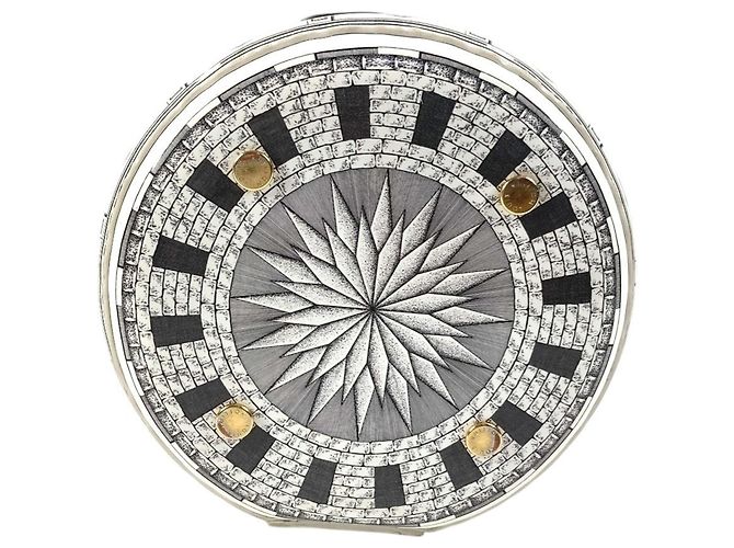Borsa Louis Vuitton Fornasetti Cannes Marrone Bianco - vista 5