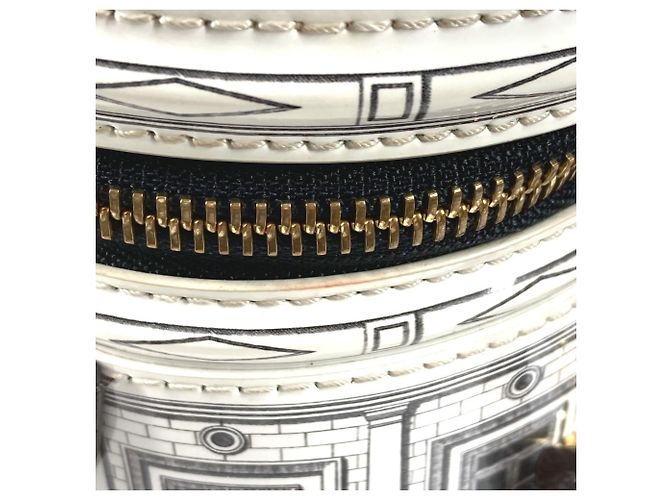 Borsa Louis Vuitton Fornasetti Cannes Marrone Bianco - vista 9
