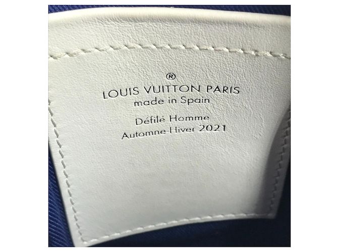 Borsa a Spalla Louis Vuitton Everyday LV Danube PPM Bianco Blu - vista 10