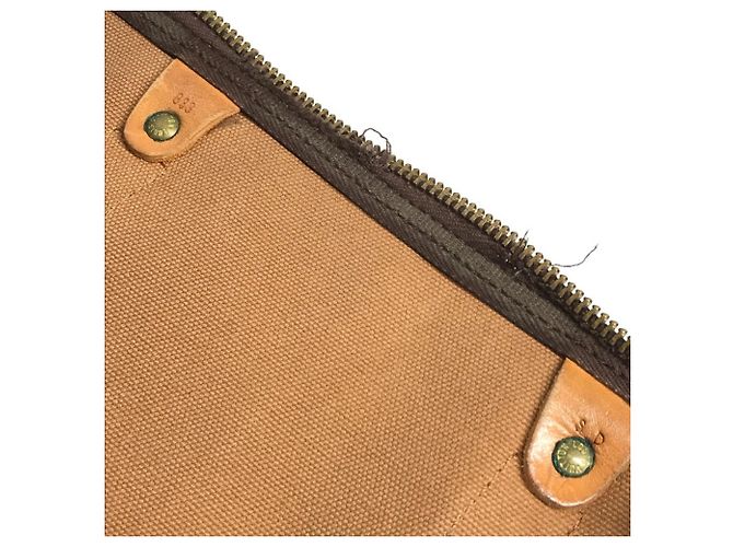 Borsa da viaggio Louis Vuitton Monogram Keepall 50 Marrone - vista 10