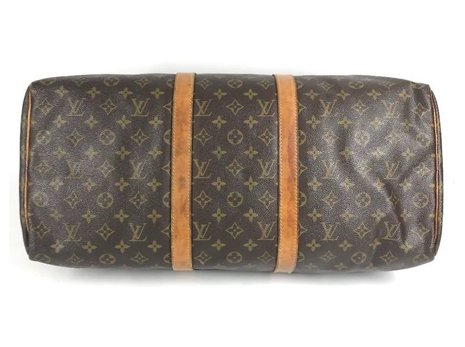 Borsa da viaggio Louis Vuitton Monogram Keepall 50 Marrone - vista 14