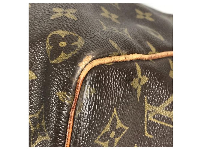 Borsa da viaggio Louis Vuitton Monogram Keepall 50 Marrone - vista 15