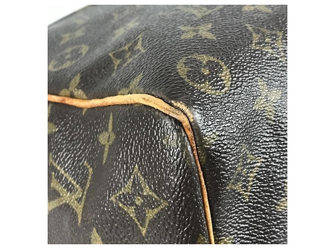 Borsa da viaggio Louis Vuitton Monogram Keepall 50 Marrone - vista 16
