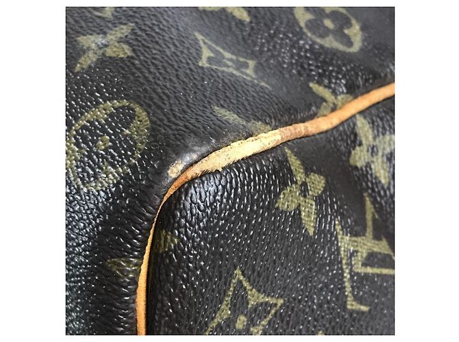 Borsa da viaggio Louis Vuitton Monogram Keepall 50 Marrone - vista 17