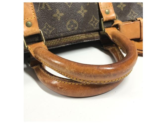 Borsa da viaggio Louis Vuitton Monogram Keepall 50 Marrone - vista 2